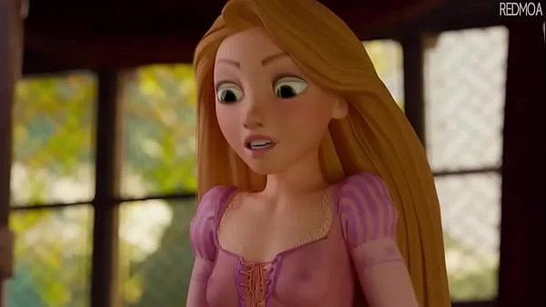 Rapunzel Sucks Cock For First Time (Animation)