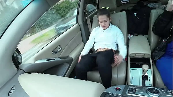 Serina Gomez and Agony of SQUIRTING in my Car