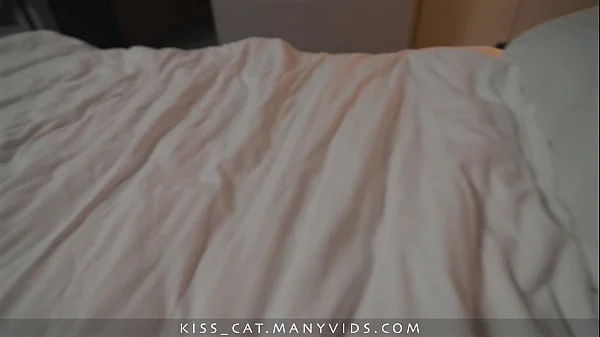 Is it dream? Step son fucks step mom in hotel share room! Step mother gets hot sex till facial / Kisscat