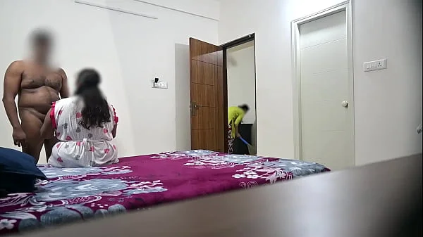 Maid caught fucking with wife