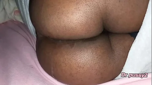 DR PUSSY2 - Ebony casada fica com o cu cheio de sémen para o corno ver