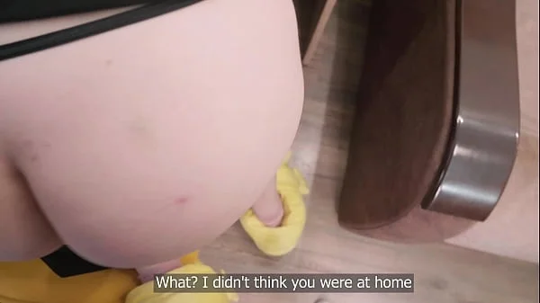 step Daddy Roughly Fucked me While Didn't Expect Him to Come Home so Early