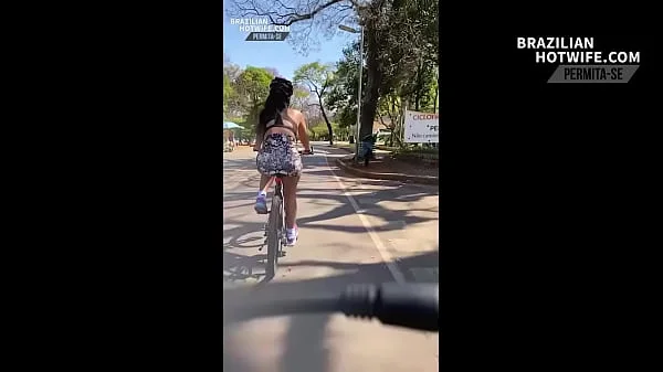 DANDO UMA VOLTA DE BICICLETA PARQUE IBIRAPUERA COM SHORT TODO SOCADO