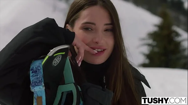 TUSHY Anal-crazy Ski instructor Liya shows off her skills