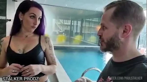 Rock style Dutch MILF Teresa Du More ass fucked in Jacuzzi by Paul Stalker tourist [The Wellness Stories Ep.1]