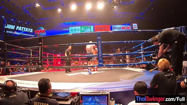 Muay Thai fight night and horny sex after for this big ass Thai girlfriend hottie